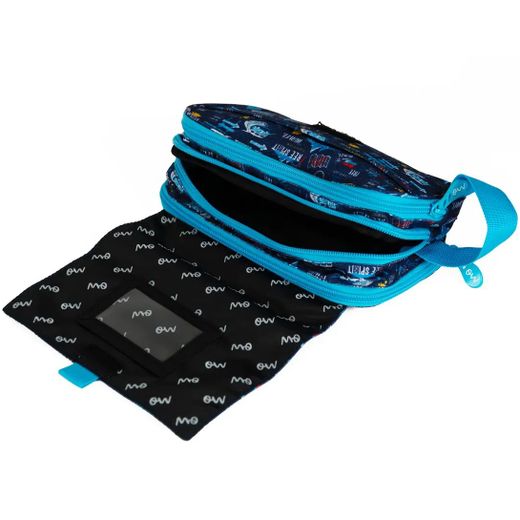 Estuche 3 Cremalleras con Solapa Travel