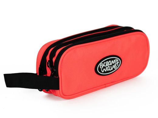 Estuche 3 Cremalleras Coral