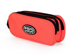 Estuche 3 Cremalleras Coral