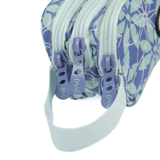 Estuche 3 cremalleras Flora