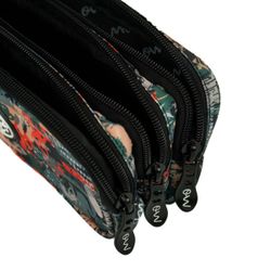 Estuche 3 cremalleras Krew