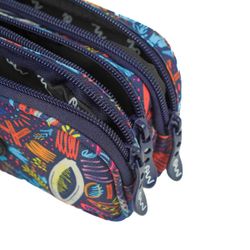 Estuche 3 Cremalleras Minerva