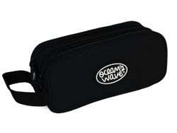 Estuche 3 Cremalleras Negro