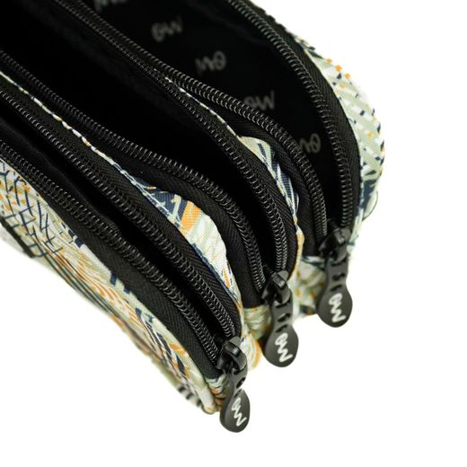 Estuche 3 cremalleras Rush
