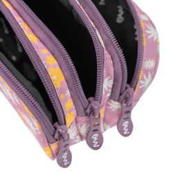 Estuche 3 cremalleras Sanny