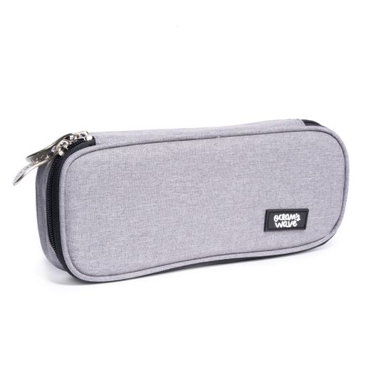 Estuche rectangular Gris claro