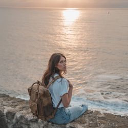 Mochila Canvas Camel