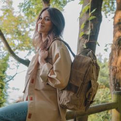 Mochila Canvas Camel