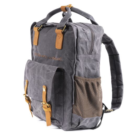 Mochila Canvas Gris