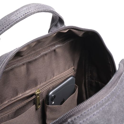 Mochila Canvas Gris