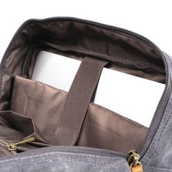 Mochila Canvas Gris