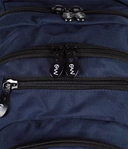 Mochila Multizipper Azul Marino