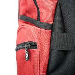 Mochila Multizipper Granate Olas