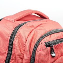 Mochila Multizipper Granate Olas