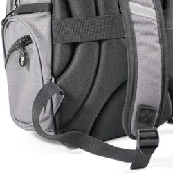 Mochila Multizipper Gris Olas