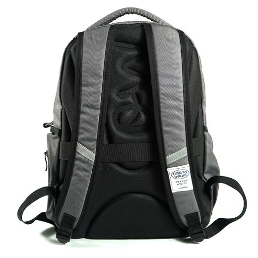 Mochila Multizipper Gris Olas