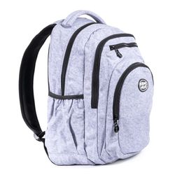 Mochila Multizipper Gris