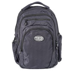 Mochila Multizipper Negra Olas