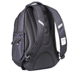 Mochila Multizipper Negra Olas