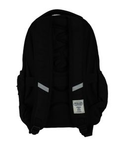 Mochila Multizipper Negra Lisa