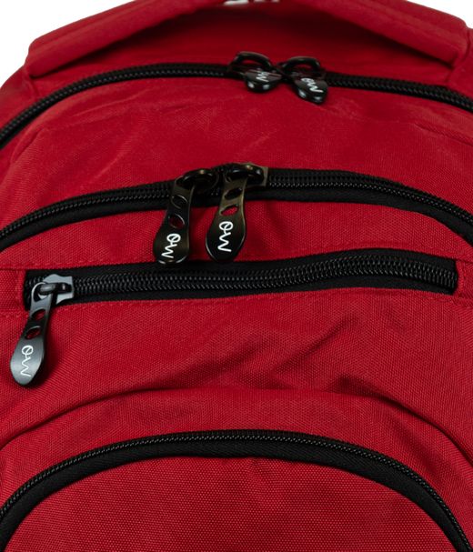 Mochila Multizipper Roja