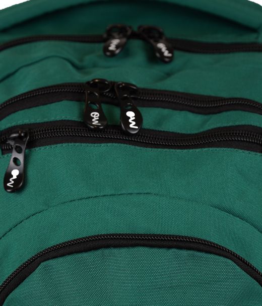 Mochila Multizipper Verde