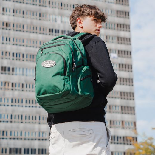 Mochila Multizipper Verde