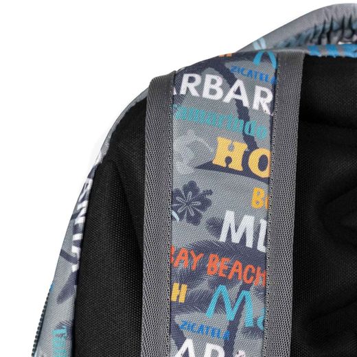 Mochila escolar Secundary Malibu Gris