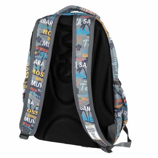 Mochila escolar Secundary Malibu Gris