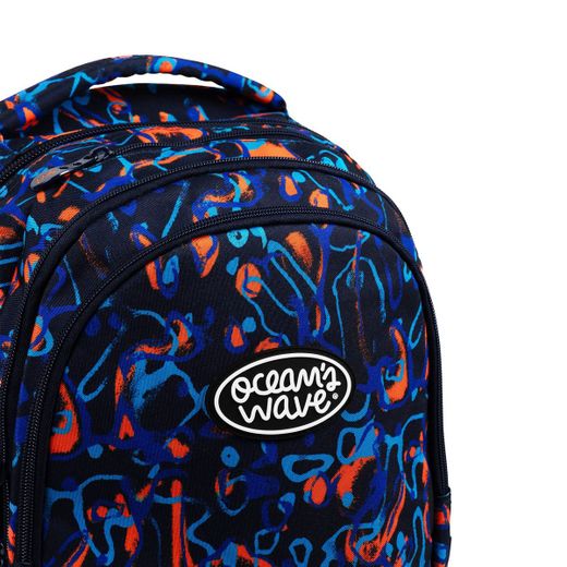 Mochila escolar Secundary Orange Liquid