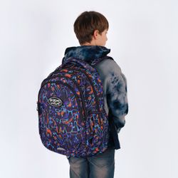 Mochila escolar Secundary Orange Liquid