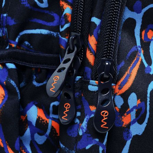 Mochila escolar Secundary Orange Liquid