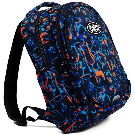 Mochila escolar Secundary Orange Liquid