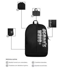 Mochila Tendencia Alpha Gris