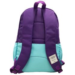 Mochila Tendencia Bicolor Morado/Azul