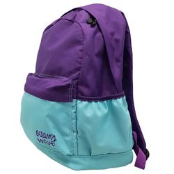 Mochila Tendencia Bicolor Morado/Azul