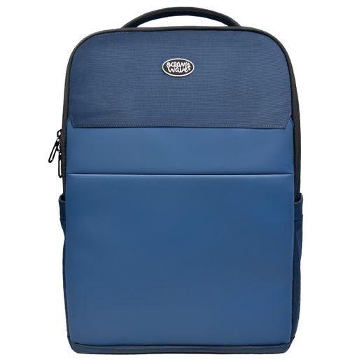 Mochila antirrobo con solapa. Color azul
